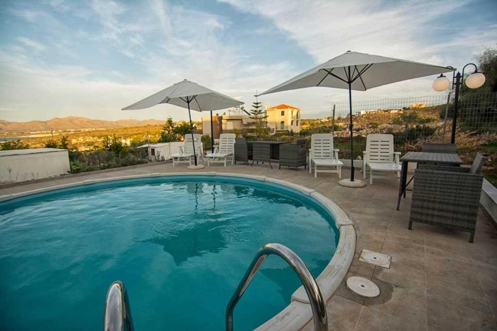 Thanasis Villa Kounoupidhianá Exteriér fotografie